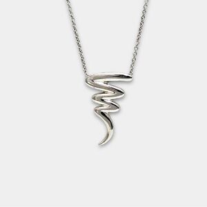Tiffany & Co. Paloma Picasso Vintage 925 Sterling Silver Scribble Necklace